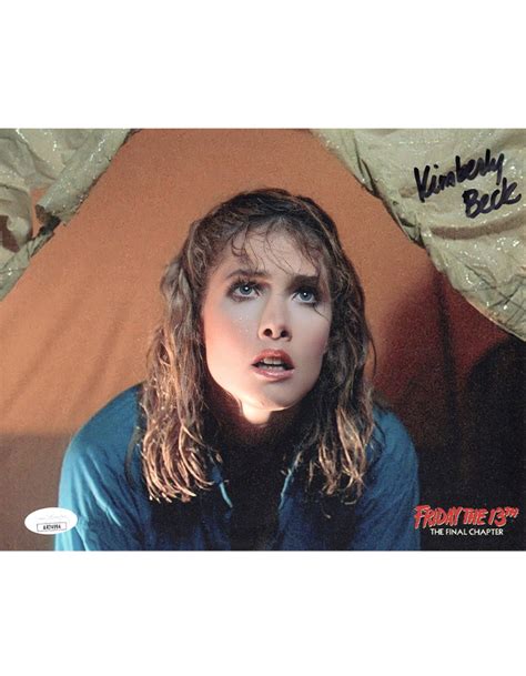 Kimberly Beck signed 8×10 Photo Trish Jarvis Friday the 13th Part 4 The ...