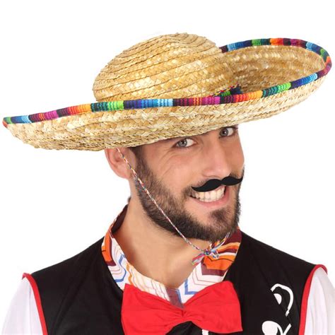 18" Wide Mexican Sombrero Hat - Perfect for Fiesta Cinco De Mayo Party ...