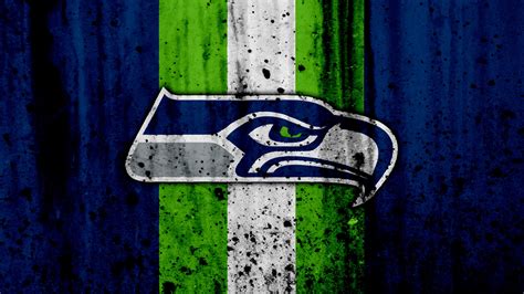 Seattle Seahawks Logo In Green White Background 4K HD Seattle Seahawks ...