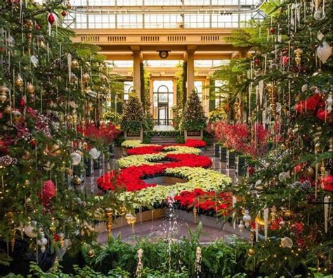 Bask In The Beauty Of Longwood Garden's Brilliant Holiday Display