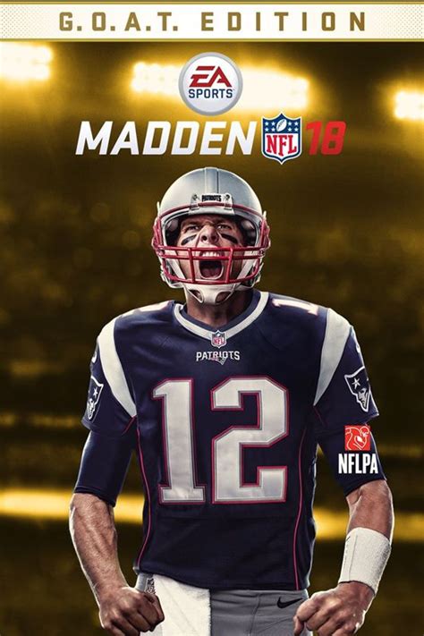 Madden NFL 18 (G.O.A.T. Edition) (2017) box cover art - MobyGames