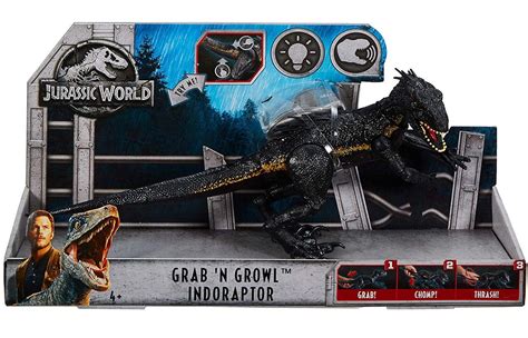 Jurassic World Fallen Kingdom Grab N Growl Indoraptor Action Figure ...