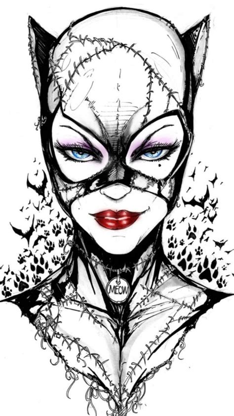 How To Draw Catwoman Easy - Draw easy