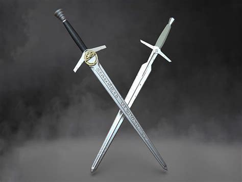 The Witcher Swords - Netflix - Henry Cavill 3D model 3D printable ...