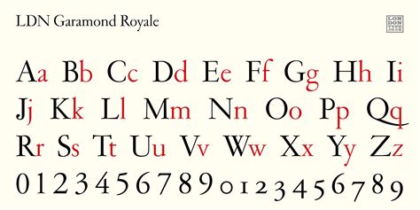 LDN Garamond Fonts | I Love Typography