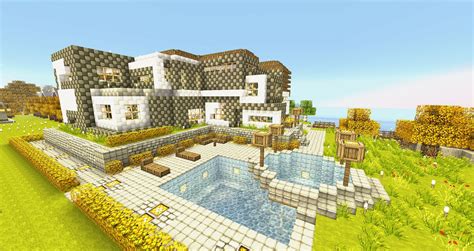 Minecraft Wallpapers - Modern House by Nsgeo on deviantART | Minecraft ...