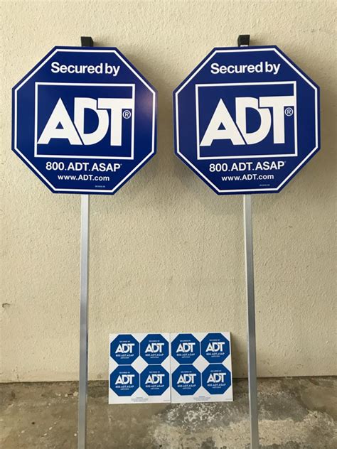 Seriously! 48+ Hidden Facts of Adt Security Sign For Sale? Home ...