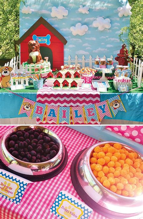 Playful Doggy Party Ideas! {Girls Birthday} // Hostess with the Mostess®