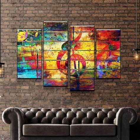 Abstract Musical Notes Canvas Set - Canvas Freaks