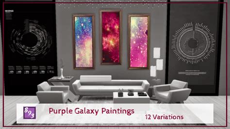 CC by Shenice93: Purple Galaxy Paintings