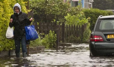 Edinburgh homes evacuated as flooding causes chaos across Scotland ...