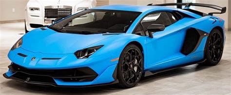 Blu Seiler Lamborghini Aventador SVJ Shows Striking Matte Baby Blue ...