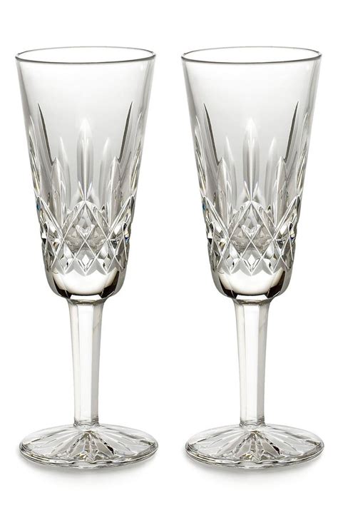 Waterford 'Lismore' Lead Crystal Champagne Flutes (Set of 2) | Nordstrom