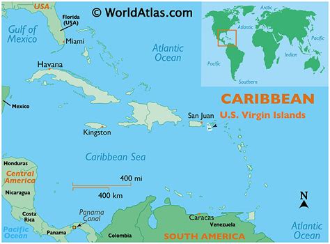 St Thomas Virgin Islands Map