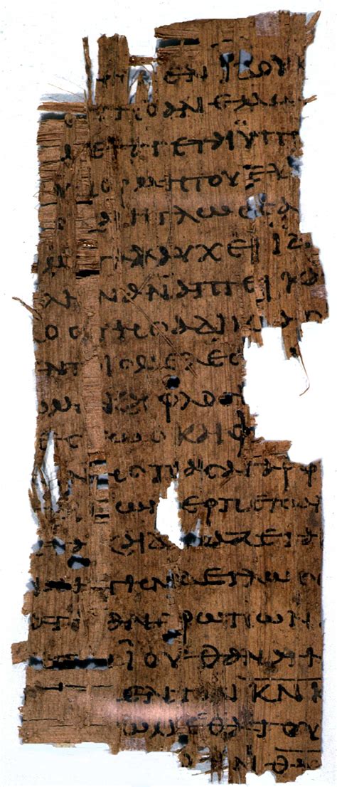 Papyrus_20: "This is a papyrus manuscript of the Epistle of James, but ...