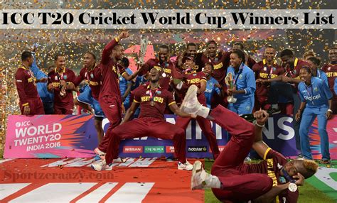 T20 World Cup Winners | T20 Cricket World Cup Winners List Yearwise