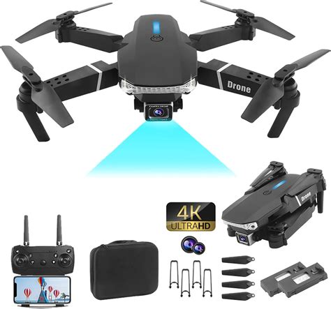 ZHENDUO Drone E88 Pro avec caméra 4K HD double caméra pliable FPV ...