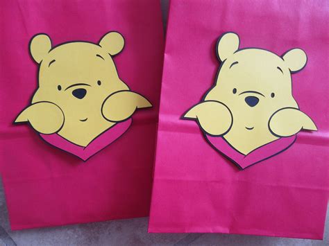 10PC Winnie the Pooh Gift Bags Winnie the Pooh Treat Bags | Etsy