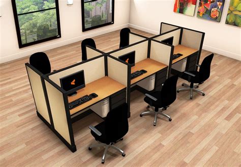 Corporate Office Furniture - Small Cubicles - 2x4x47