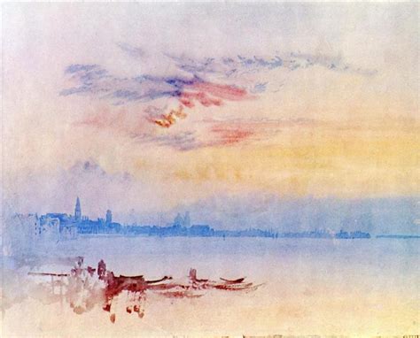 Venice, Looking East from the Guidecca, Sunrise, 1819 - J.M.W. Turner ...