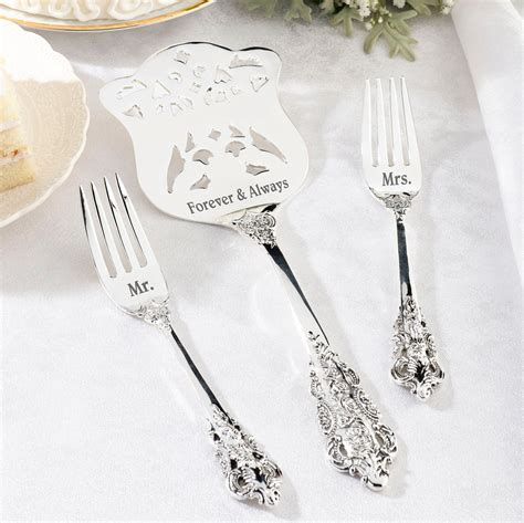 Cake Serving Set | Forever & Always Wedding Cake Serving Set