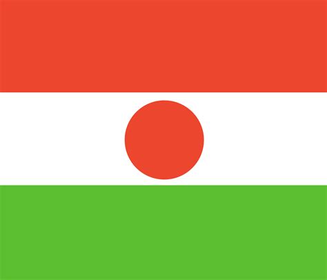 Niger flag. Official colors and proportions. National Niger flag ...