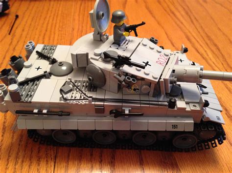 Lego Moc Custom Ww2 German Tiger Tank Pzkpfw Vi Ausf E By Custombricks ...