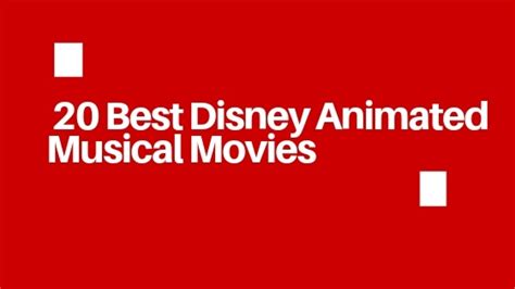 20 Best Disney Animated Musical Movies for Your Kids