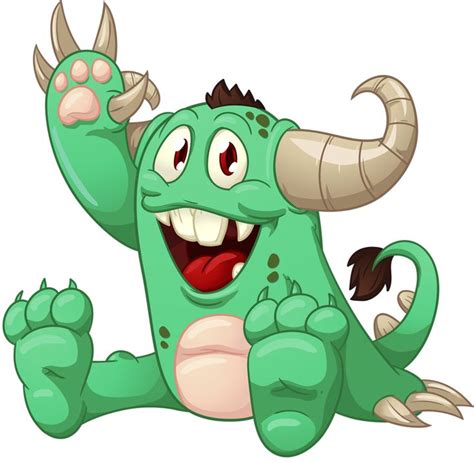 Cute Monster Cartoon - ClipArt Best