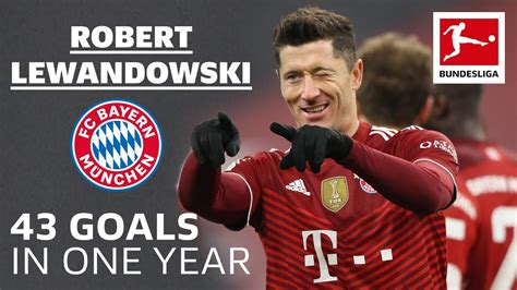 Robert Lewandowski - All Bundesliga Goals in 2021 - New Historic Record ...