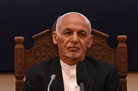 Afghanistan President Ashraf Ghani leaves the country