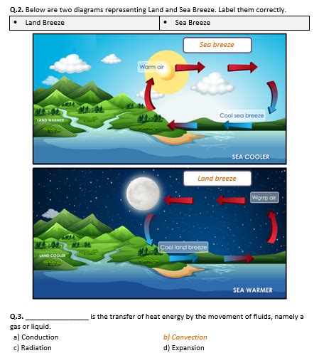 Land and Sea Breezes - Worksheet | Distance Learning | Teaching Resources