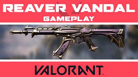 Reaver Vandal GAMEPLAY | All Chroma Levels/Upgrades | VALORANT Vandal ...