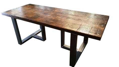 Hand Made Reclaimed Wood Dining Table by Urban Ironcraft | CustomMade.com