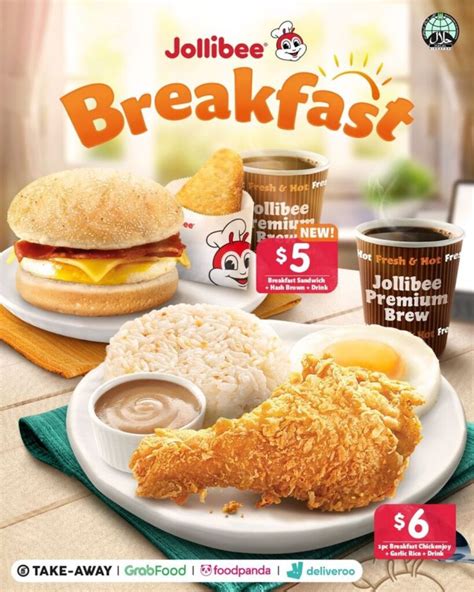 Jollibee Has New Breakfast Meals Starting From $5 With Sandwich ...