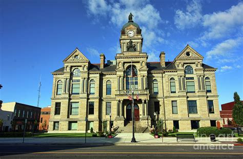 Hancock County Courthouse 4453 Photograph by Jack Schultz