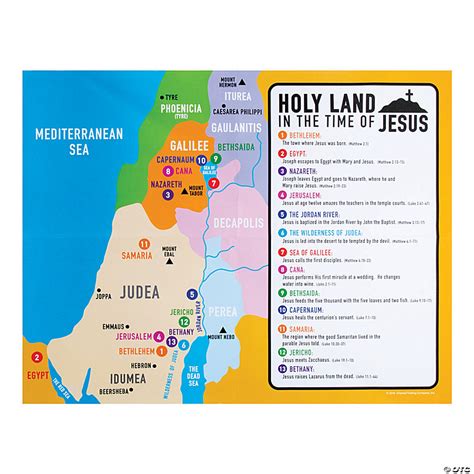 Jesus Holy Land Map - Discontinued