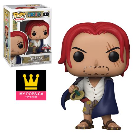 FUNKO POP! ANIMATION: ONE PIECE - SHANKS **SPECIAL EDITION MY POPS EXC ...