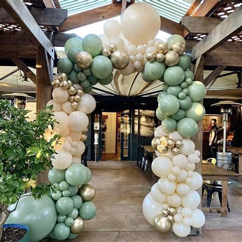 DIY Balloon Arch Kit Retro Olive Green Balloon Garland Kit-154pcs Sage ...