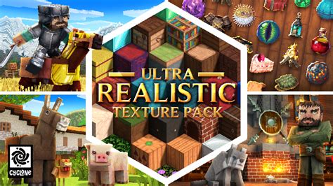 Ultra Realistic Texture Pack by Cyclone - Minecraft Bedrock Marketplace ...