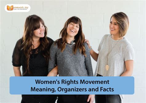 Women's Rights Movement | Meaning, Organizers and Facts