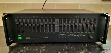 Sansui SE-7 STEREO GRAPHIC EQUALIZER (Vintage) Excellent Shape w/ RACK ...