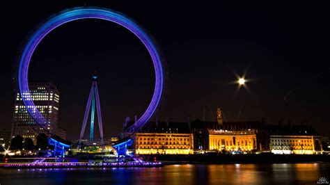 London Eye At Night Wallpapers - Wallpaper Cave