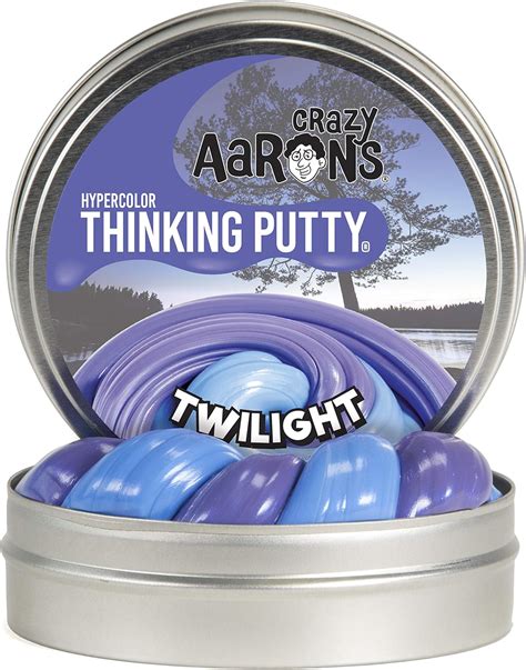 Buy Crazy Aaron's Thinking Putty 4" Tin - Hypercolor Twilight- Color ...