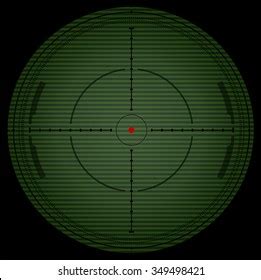 Sniper Scope Night Vision Vector Stock Vector (Royalty Free) 349498421 ...