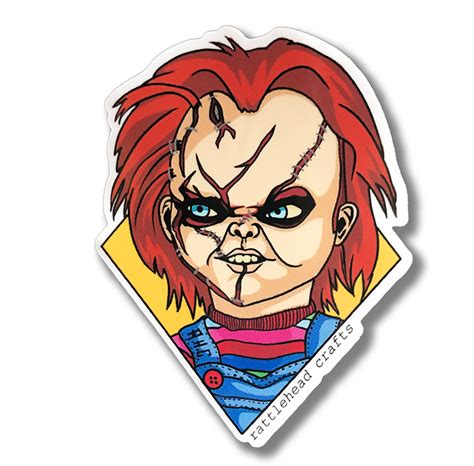 Download Transparent Chucky Png - Chucky Sticker - ClipartKey