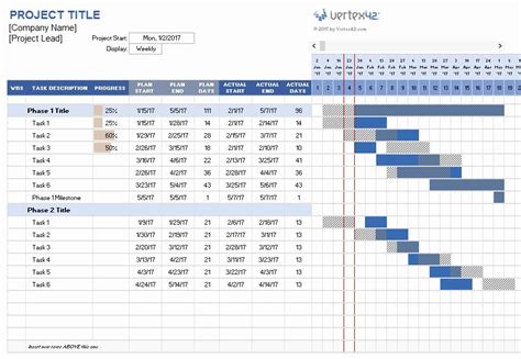 Project Schedule Template Excel Awesome Project Management Templates ...