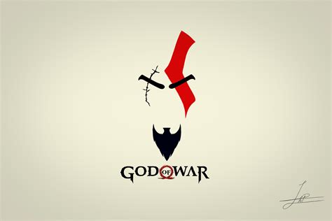 God Of War Omega Symbol Wallpaper