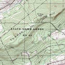 Detailed Pa State Game Lands Map