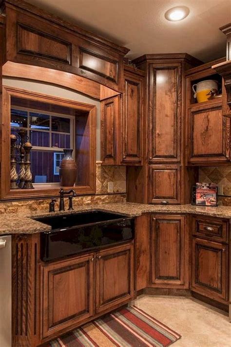 31 Fabulous Modern Rustic Kitchen Cabinets - MAGZHOUSE